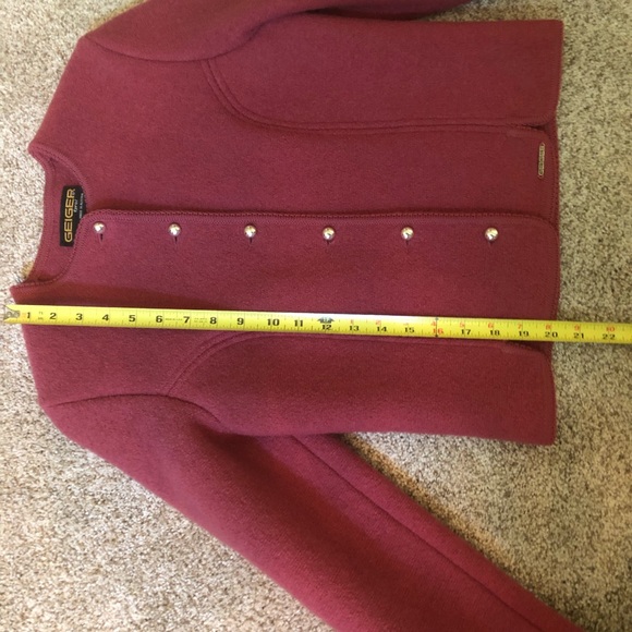 Vintage Geiger Tyrol Austrian Wool Jacket - Picture 4 of 5